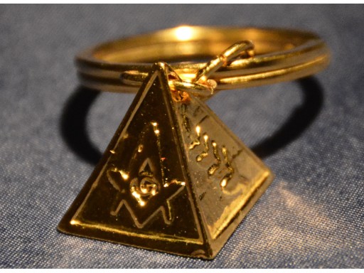 Port Key masonic piramida Gold